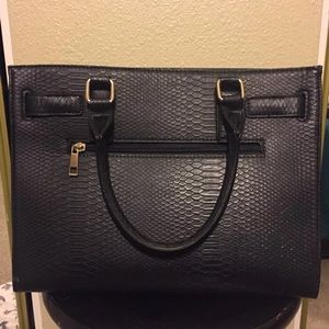 Call it Spring faux leather croc satchel